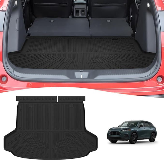 HR-V Cargo Liner - Fits for Honda HR-V 2023-2026, Sport | LX | EX-L FWD&AWD (Include w/o BSI Model), All Weather Cargo Trunk Mat for HRV Accessories Heavy Duty Black
