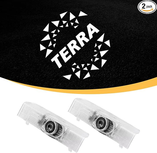 2PCS Car Door Light Logo Fits for 2018-2020 Terra LED Welcome Lights | Fits for Terra 2018-2020, Plug-and-Play Waterproof LED Logo Puddle Lights, Quick Install, 2Pcs Shadow Door Lights Interior