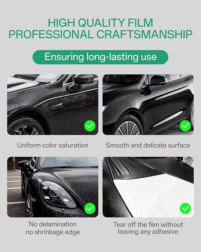 PPF, Dry Apply TPU PPF Vinyl Car Wrap Roll 1ft x 5ft, Paint Protection Vinyl Film