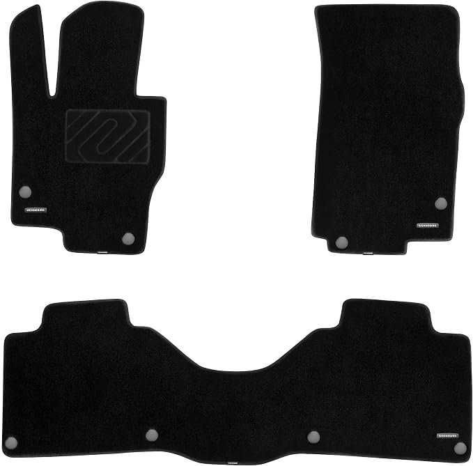 WENNEBIRD Carpet Floor Mats for Mercedes-Benz GLE-Class 2020-2026, 3Pc | V167, Not for PHEV & Coupe, 0.6-Inch Ultra-Thick Plush Carpet, Noise-Reducing Comfort, Waterproof TPE Layer, Anti-Slip