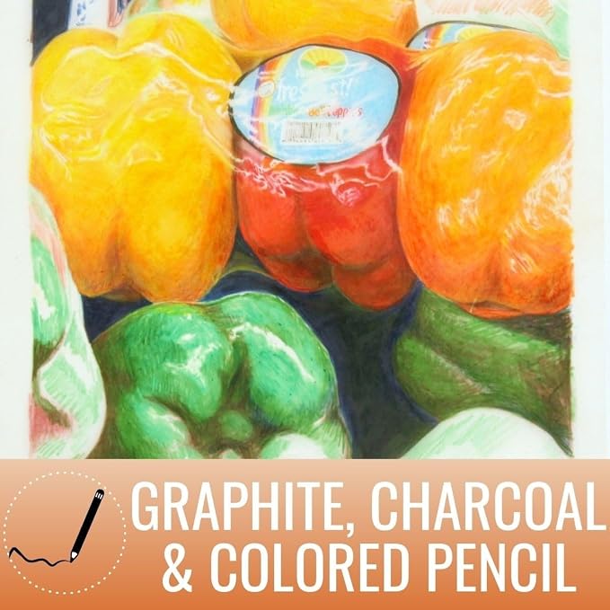 Grafix Dura-Lar 0.005" Film, Matte, Translucent 14"x17", Economical Alternative to Drafting Film, Mylar and Acetate, Translucent Drawing Surface for Lead, Ink, Charcoal and Paint, Pad of 25 Sheets