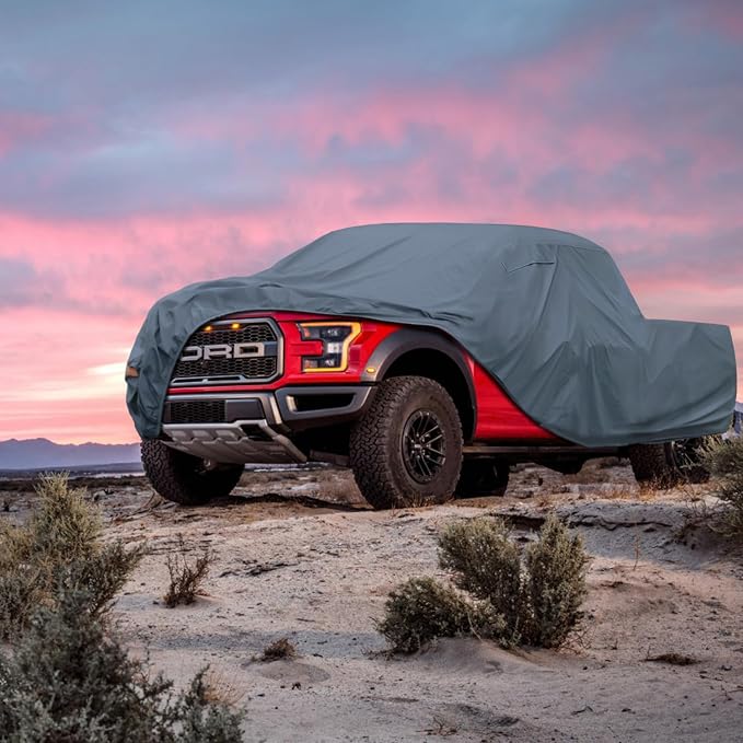 GUNHYI 16 Layers Truck Cover Waterproof All Weater, Heavy Duty Outdoor Pickup Truck Cover for Ford F-Series F-150, Toyota Tundra, RAM 1500 2500 3500, Nissan Titan etc. Length up to 248 inch.