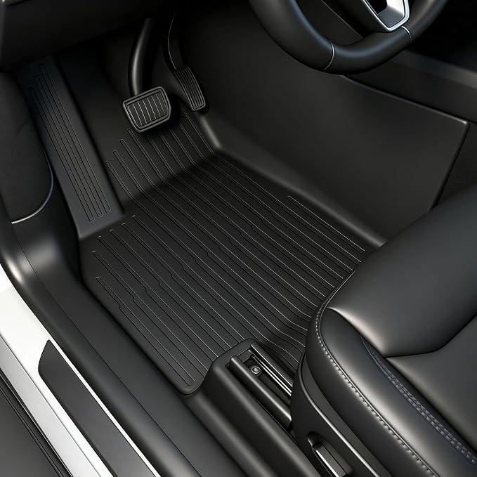 SUPER LINER 2025 2026 Tesla Model Y Juniper Floor Mats & Accessories & Extra-Thick TPE Cargo Liners, 9 PCS CabinProtect™ Pro Kit Full-Cabin Protection System(Only fit Premium&Performance)