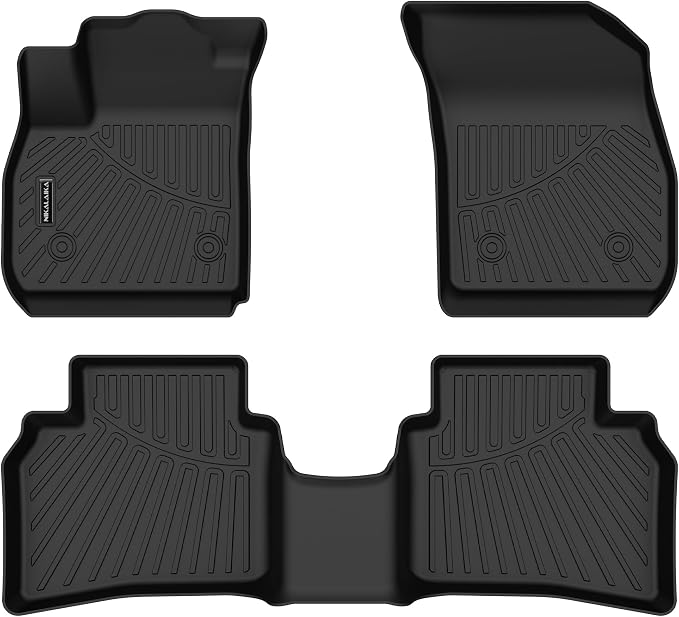 Floor Mats for 2021-2024 2025 2026 Buick Envision All Weather Protection TPE Rubber Floor Liners for 2021-2026 Buick Envision Full Set Automotive Mat Accessories, Odorless Anti-Slip Black