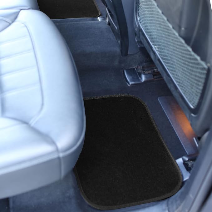 FH Group Universal Fit Car Floor Mats – All-Purpose Carpet Floor Mats & Protectors for Cars, SUVs & Trucks, Durable Automotive Carpet Mats, Black