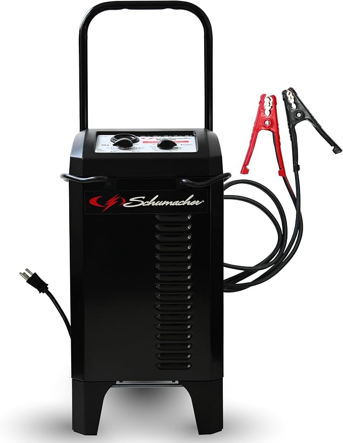 Schumacher Electric Wheeled 10A Car Battery Charger & Maintainer – SC1445