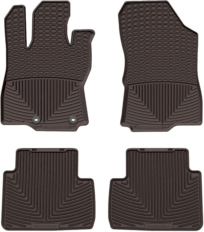 WeatherTech All-Weather Floor Mats for Subaru Forester 1st & 2nd Row (W728CO-W729CO), Cocoa