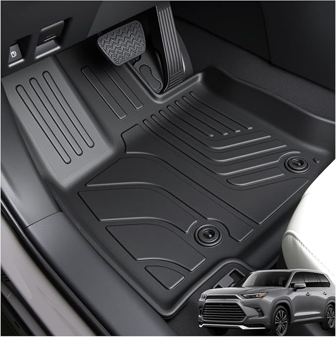 Floor Mats&Cargo Liner for 2026 Toyota RAV4 Hybrid,(Suitable for Hybrid Version) Full Set Car Floor mats with Cargo Liner,All Weather TPE Accessories for 2026 RAV4