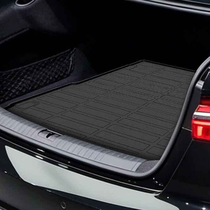 Floor Mats for Audi Q5 & SQ5 2018 2019 2020 2021 2022 2023 2024 2025 | TPE 2020 Q5 Floor Mats 1st & 2nd Row & Cargo Liner,Waterproof Summer Winter Non-Slip Floor Liners Car Accessories