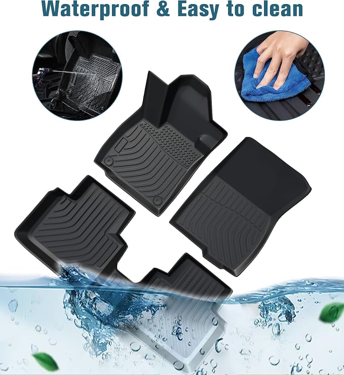 Car Floor Mats Replacement for Toyota Corolla 2014-2019 (Only Sedan Model) Heavy Duty Liner Custom Fit All Weather Protection Carpets Coverage WaterproofAccessories for Dad