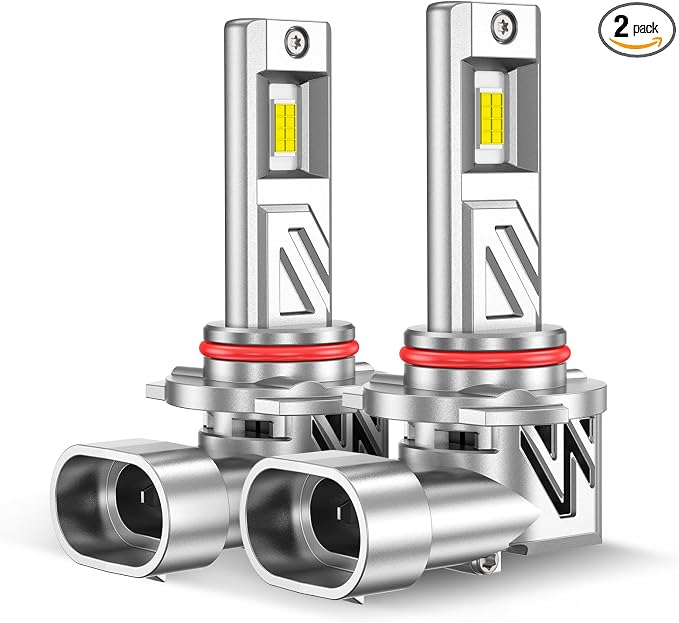 KAX 2025 10X Brightener 9005 Led Bulb for Car Owners, 50000Lm HB3 for Drivers at Night, LED Bulb During Bad Weather, 1:1 Real Size, 100000 Hours Lifespan, 99% Fit Your Vehicles, Plug & Play, 2 Pack
