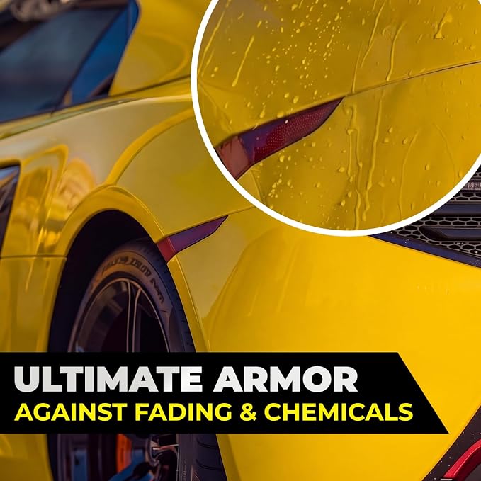 SHINE ARMOR Carnauba Car Wax - Made in USA Brazilian Liquid Spray Wax for Instant Gloss & Up to 8 Weeks Protection, UV Defense, Car Wax Polish for Cars, Trucks, SUVs & RVs - 16 fl oz