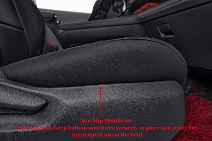 coverdream Sienna Seat Covers Custom Fit for 2021-2026 Toyota Sienna LE/XLE (8-Passenger),2nd Row Bench w/Removable Middle Seat,Waterproof Leather Car Seat Protector (Full Set,Black)
