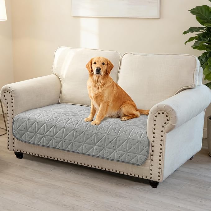 Ameritex Sofa Cover Waterproof for Seats Couch Cover for Dogs Pet Couch Cover Velvet for Chair Loveseat Sofa Machine Washable