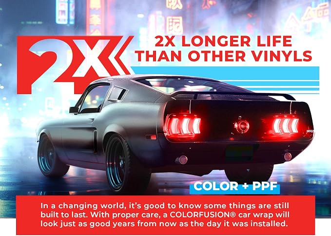 ColorFusion PPF by VViViD, Gunmetal Satin Stealth Metallic Dry Apply PPF Vinyl Car Wrap Roll 10ft x 5ft