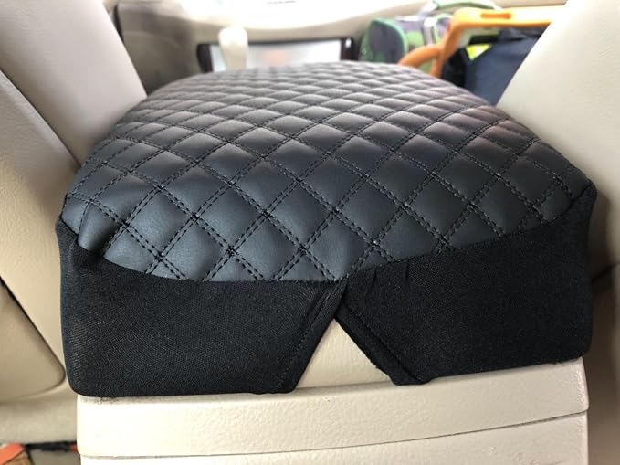 Center Console Armrest Cover Fits Toyota Avalon 2006‑2017 | Synthetic Leather, Non‑Slip, Scratch & Pet‑Resistant Interior
