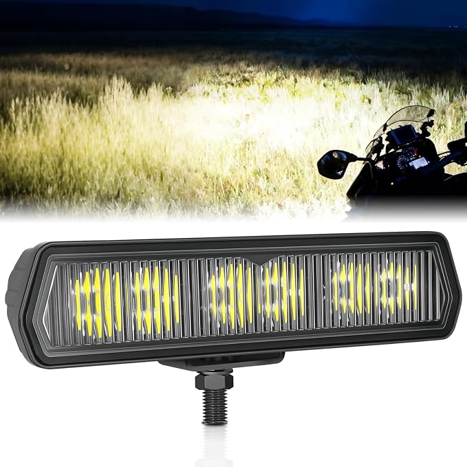 6 Inch Light Bar, SWATOW INDUSTRIES Flood 6" CREE LED Pods Flood Driving Light Front Bumper Mounts Waterproof Motorcycle Fog Lights Work Lights for Dirt Bike Truck Pit Bike E-Bike ATV UTV RZR Can-am