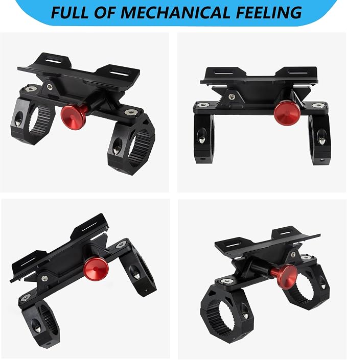 Fire Extinguisher Mount Bracket, Aluminum UTV Quick Release Fire Extinguisher Mount for 1.75''-2'' Roll Bar, Universal for UTV RZR Polaris Ranger, with 4 Clamps