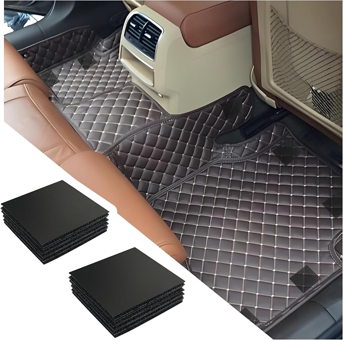 10PCS Car Floor Mat Retainer for Automotive Carpet,Super-Adhesive Hidden Car Mat Clips Keep Car Mats from Sliding,Universal Anti Skid Mat for Truck Mats,Car Seat Cushion (10PCS)