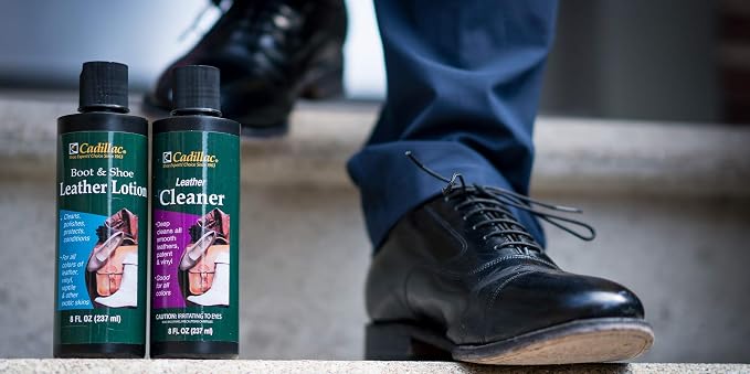 Cadillac Boot and Shoe Leather Lotion, 8 Fl Oz (Pack of 2)