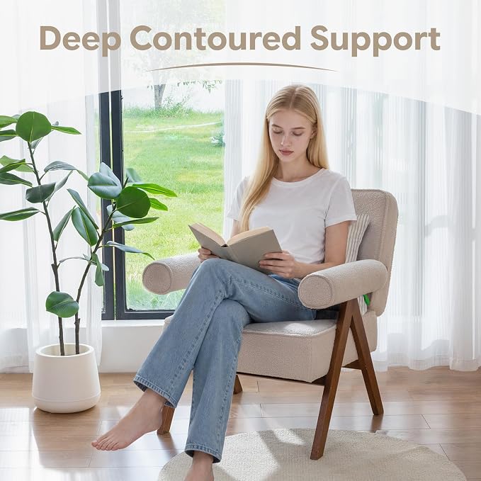 Lumbar Support Pillow 3 Section Back Pillow Office Chair for Back Support Comfortable Lumbar Cushion for Car Seat Pain Relief Sofa Rest (Beige)