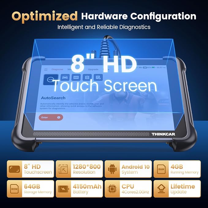 THINKCAR THINKSCAN 689 Bidirectional Scan Tool, Full System OBD2 Scanner Diagnostic Tool with 3000+ Active Test, ECU Coding, 34+ Reset, PMI, CANFD/DOIP, FCA AutoAuth, Lifetime Free Update