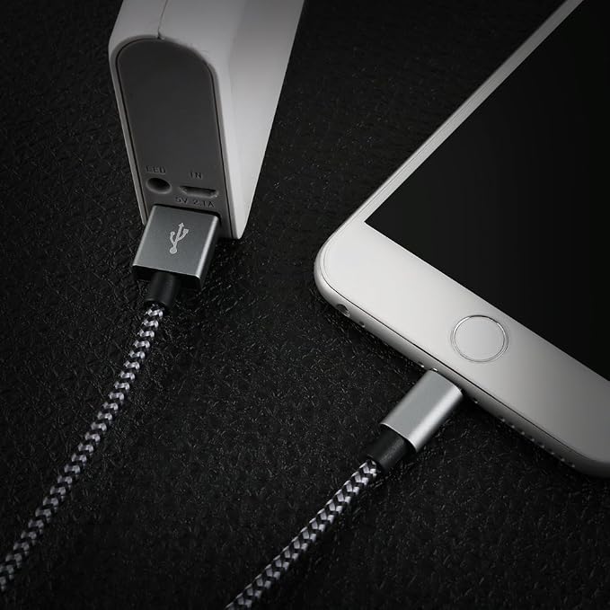 iPhone Charger 4Pack(3ft 6ft 6ft 10ft) Apple MFi Certified Lightning Cable Nylon Braided Fast Charging iPhone Charger Cord Compatible iPhone 14 13 12 11 Pro Max XR XS X 8 7 6 Plus SE and More