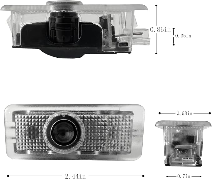 Non-Fading Door Lights Logo, Ghost Shadow Welcome Puddle Projection Light Compatible with Accessories CLA200 CLA45 E200 E400 C250 Coupe CLS45 CLS350 (CLA/CLS/C/E Coupe)