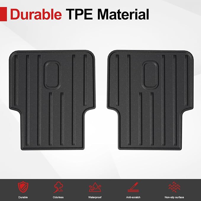 Backrest Mat for Honda Pilot 2023-2025 2026, 2nd Kick Mats for Acura MDX 2022-2026