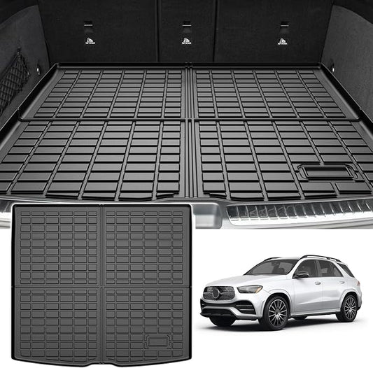 Cartist Cargo Liner Fits for 2020-2025 2026 GLE Class 5 Passenger All Weather Rear Trunk Mat for GLE Accessories 3D High Side Waterproof Black TPE