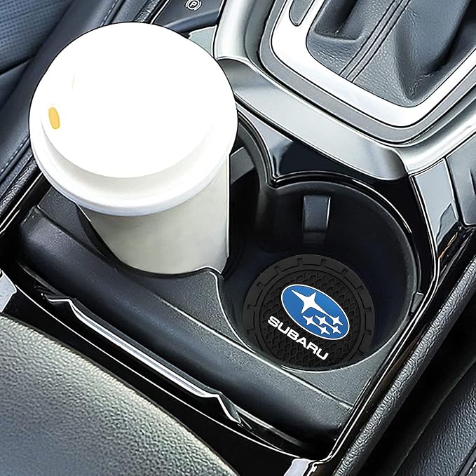 Car Cup Holder Coaster for Subaru Series Cupholder Coaster Interior Accessories 2.75in 2Pack