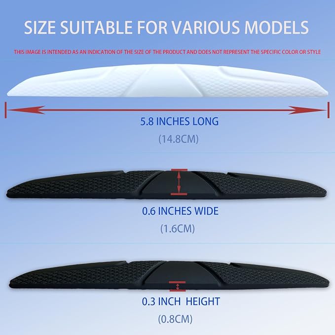 Car Door Edge Guards - Anti-Scratch Rubber Bumper Protectors - 8-Pack for All Vehicles(Sedan, Truck, SUV) - Easy to Install with Strong Adhesive（White