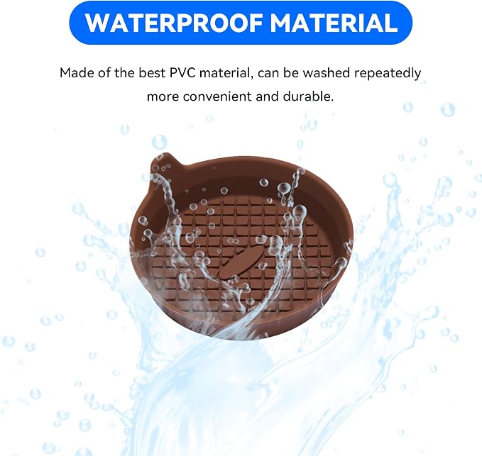 4 Pack Car Cup Coasters, Silicone Insert Recessed Car Cup Holder Coasters, Waterproof Non-Slip Sift-Proof Car Cup Mats, Universal Car Interior Accessories (Coffee)
