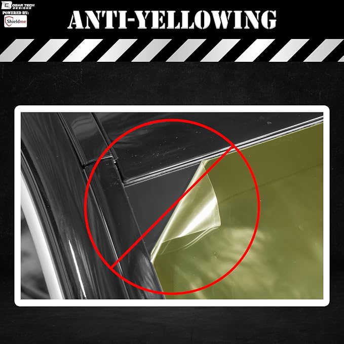 BOGAR TECH DESIGNS Windshield Protection Self Healing Scratch Resistant Automotive Film Roll, 8ft x 5ft Sheet