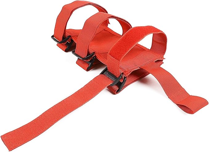 Voodonala Adjustable Roll Bar Fire Extinguisher Mount Holder 3 lb for Jeep Wrangler Unlimited CJ YJ LJ TJ JK JKU JL JLU 4XE,Red