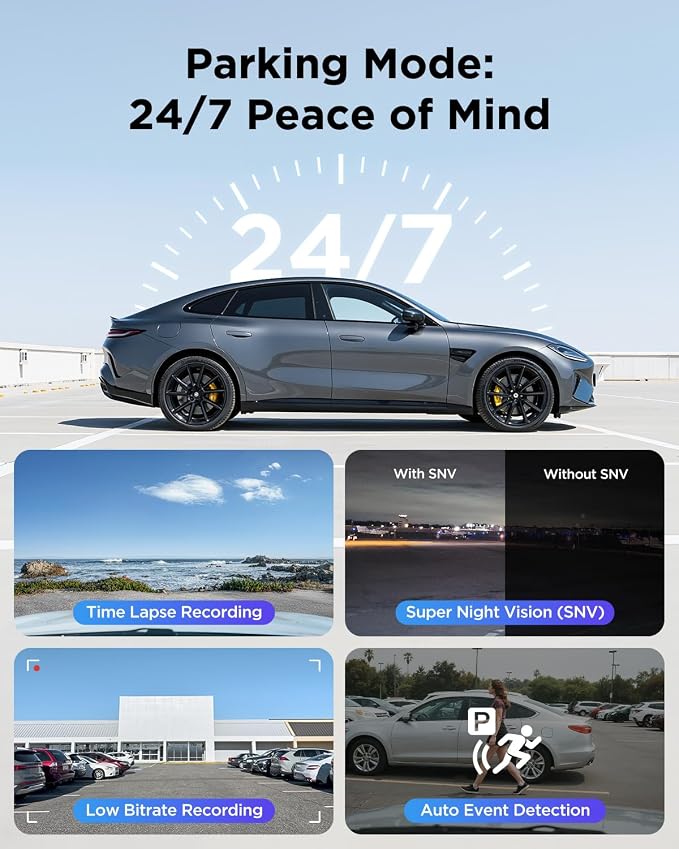 VIOFO A229 Plus Dash Cam Front and Rear, 2K Dual STARVIS 2 Sensors & HDR | 1440P+1440P Car Dash Camera, 5GHz Wi-Fi, Smart Voice Control, Ultra-Precise GPS, Built-in Supercapacitor, 24H Parking Modes