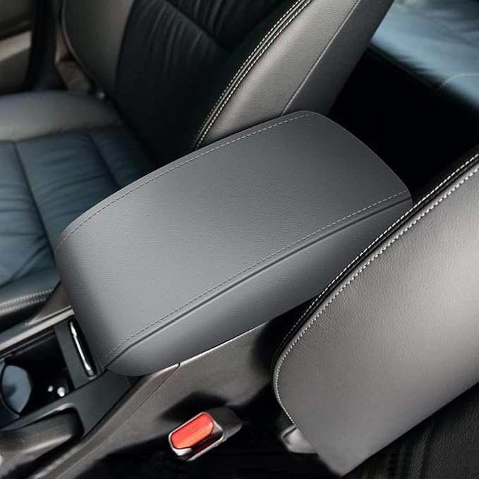 AOMSAZTO Armrest for 2006-2011 Honda Civic Light Gray