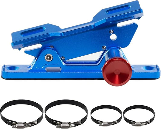 Aluminum Quick Release Fire Extinguisher Mount for 1-10LB Extinguisher Blue | Fit Most Vehicle, Adjustable Roll Bar Holder Compatible with Jeep Wrangler TJ/JK/JL/JKU, ATV, Polaris RZR, Ranger, Can-Am X3