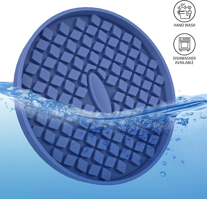 ME.FAN Car Cup Coasters [4 Pack] Silicone Car Coasters/Cup Mats, Non-Slip Recessed Car Interior Accessories Navy Blue