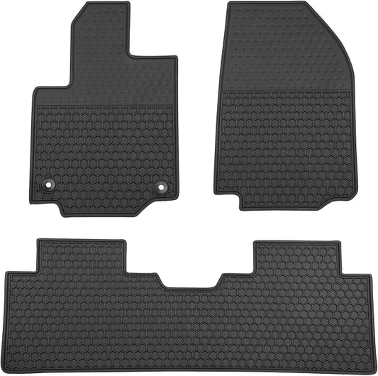 Car Floor Mats Custom Fit for 2025 2026 Chevrolet Chevy Equinox (Only Gas) & 2025 2026 GMC Terrain Odorless Washable Heavy All Weather Floor Liners Black