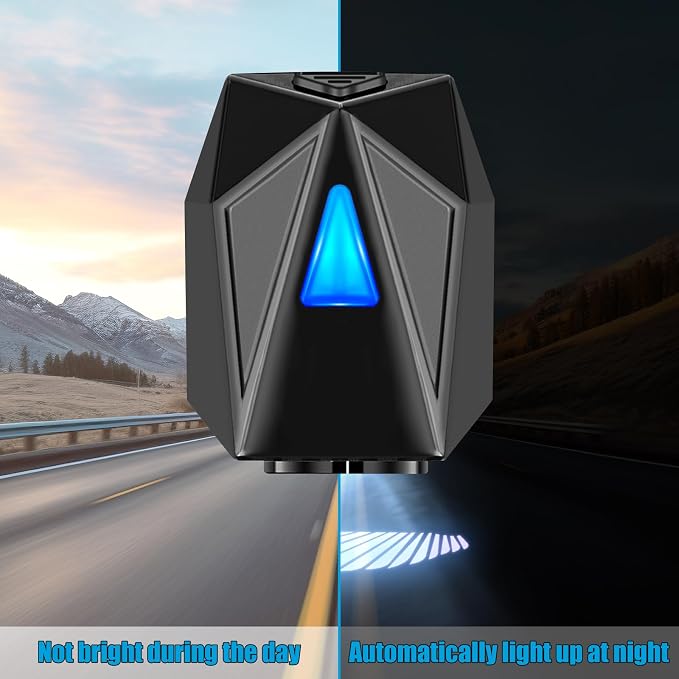 2Pcs Car Door Light - Courtesy Light Car Door Welcome Light Rechargeable, LED Projector Lamp Angel's Wings