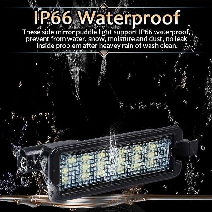 D-Lumina LED License Plate Light Tag Lamp Assembly Compatible with 2015-2023 Dodge Charger Challenger Chrysler 300 Pacifica and Compass, Powered by 18-SMD Xenon White LED 6500K 1-Pieces
