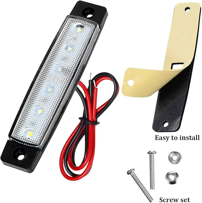 10X Led Rock Lights, Strip Light, Wheel Well Light, Waterproof Exterior Interior Light, Led Underglow Kit for Golf Cart, Jeep Wrangler, RZR, Offroad, Truck, RV, UTV, ATV, Ford, Snowmobile (White)