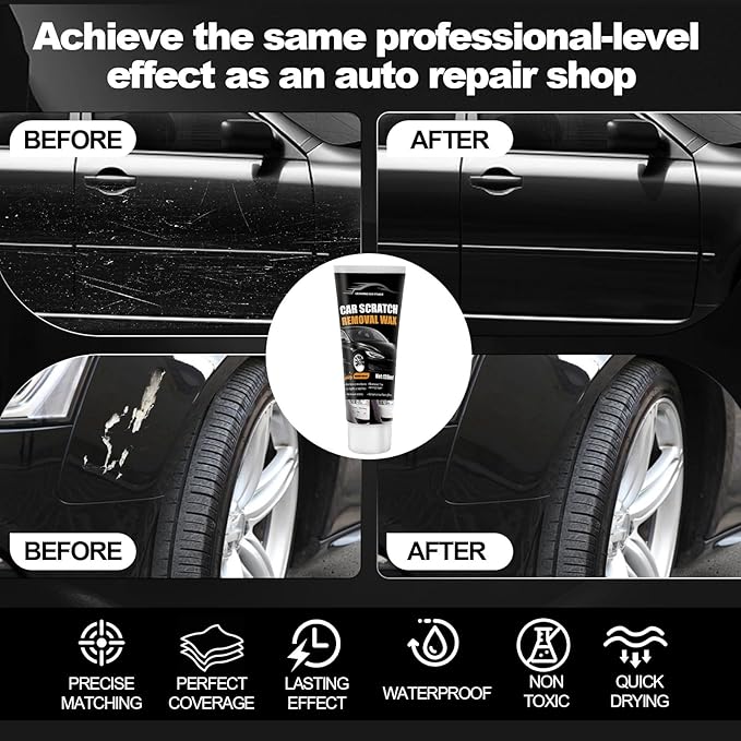 2026 New Upgraded Car Scratch Remover for Deep Scratches, Car Paint Scratch Remover for Vehicles, Car Scratch Repair Kit (1PCS)