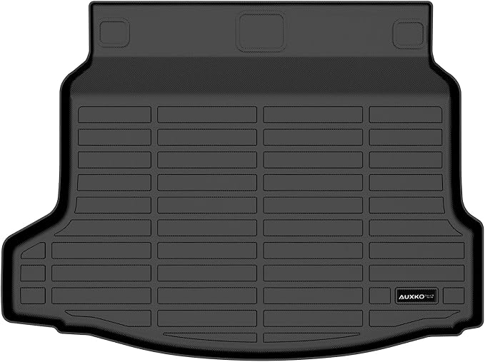 Auxko All Weather Cargo Mat Fit for Honda Civic Hatchback 2026 2025-2022 (Not for Sedan) TPE Rubber Cargo Tray Accessoris All Season Guard Odorless Anti-Slip Trunk Liner Black