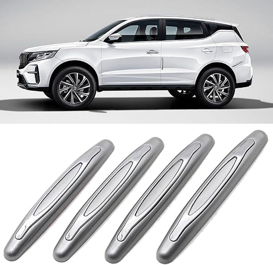 4 Pcs Car Door Edge Guards Car Side Door Protector Suitable for Various Car Pads Door Shock Absorbers-Grey