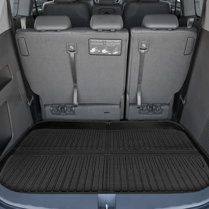 Floor Mats for Honda Odyssey 2011-2017, 2016 Odyssey Floor Mats | 1st and 2nd 3rd Row & Cargo Mat, TPE Non-Slip Waterproof Summer Winter Anti-Slip Car Accessories