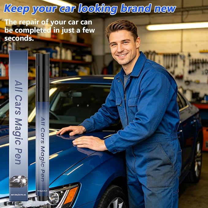 2026 New Magic Car Scratch Removal Pen,Professional Car Scratch Repair,SuitableVehicles And Colors All Cars Magic Pen,Easily And Quickly Repair Scratches, Spiral And Abrasion 0.17 FL OZ.
