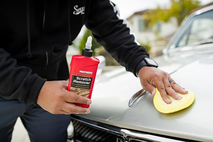 Mothers California Gold Scratch Remover, 8 oz. (08408) | Safely & Effectively Eliminates Light Scratches, Scuffs & Transfers from Paint & Clearcoat, Handles and High-Touch Areas