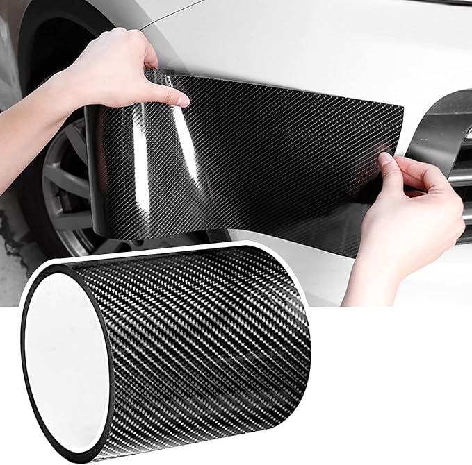 Storystore Universal Car Door Edge Guard, 4In x 33Ft Door Sill Protector, Automotive Anti-Collision Strip for Car Door Edge/Front and Rear Bumper/Door Sill Protector, Black